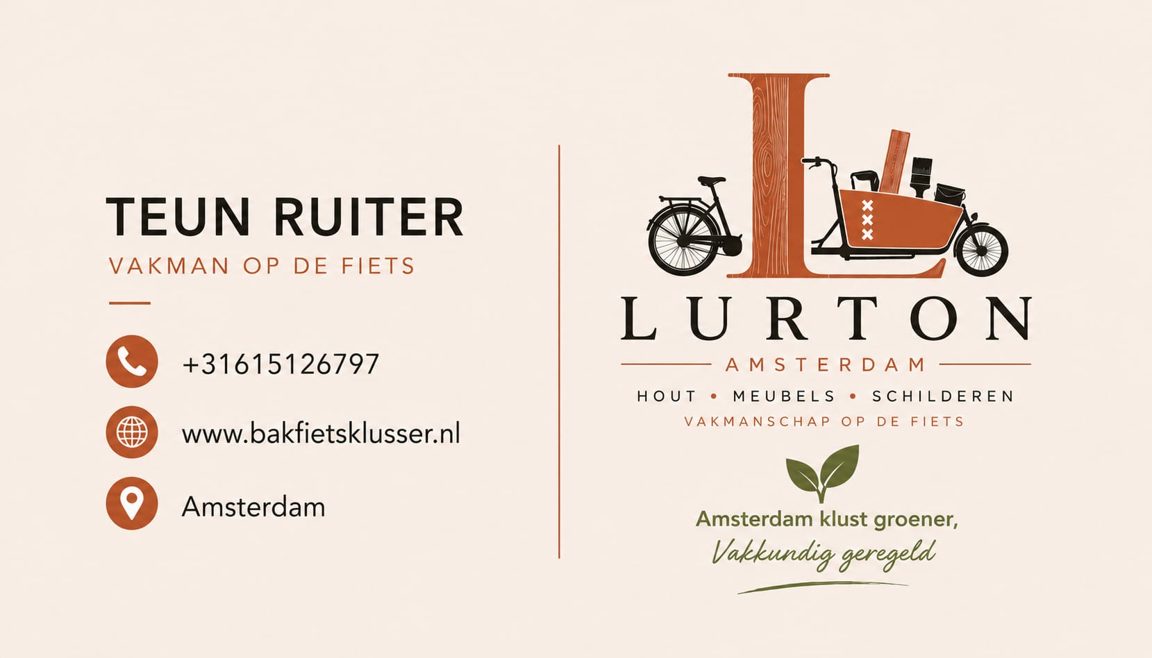 Lurton business card